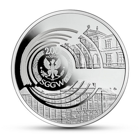 10 złotych - 200-lecie SGGW w Warszawie